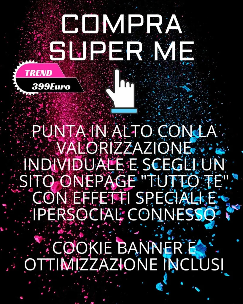 sito onepage personale