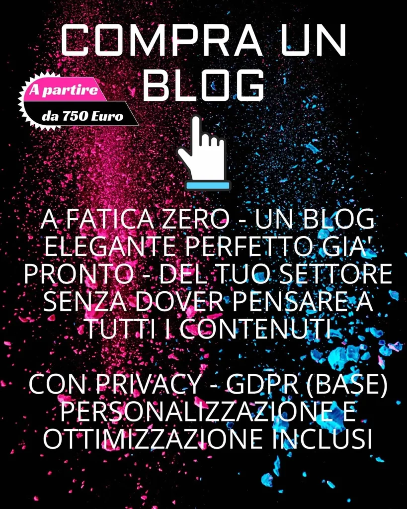blog già pronto